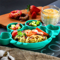 Baby Tableware Silicone All-In-One Chuck Bowl